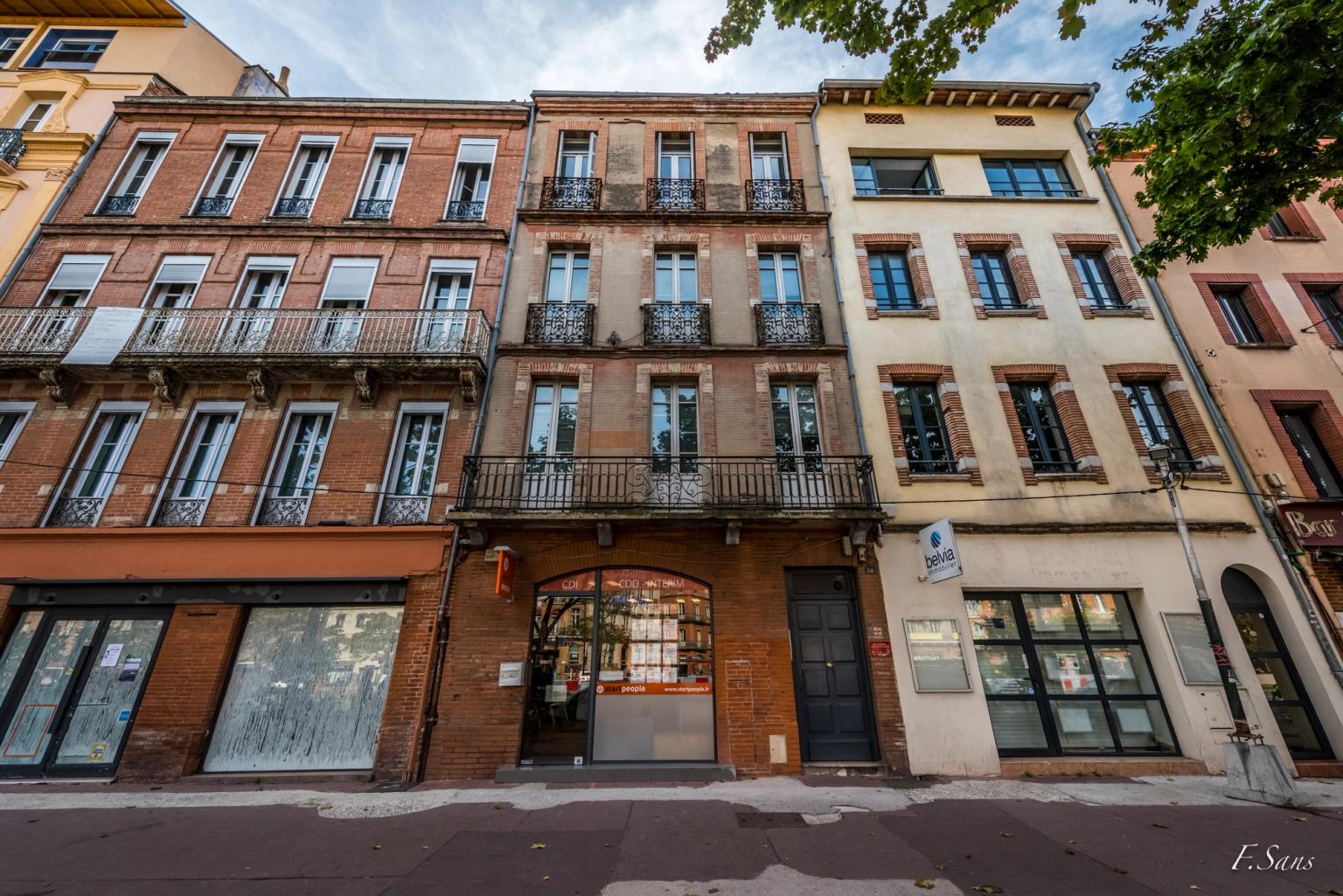 façade de l'immeuble 38 Jean Jaurès Toulouse