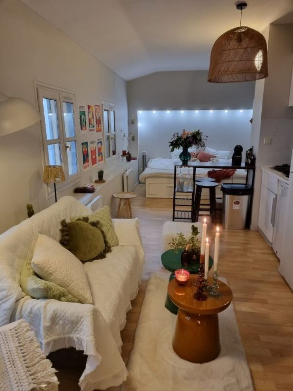 Location T1 non meublé 21.95 m² Victor Hugo