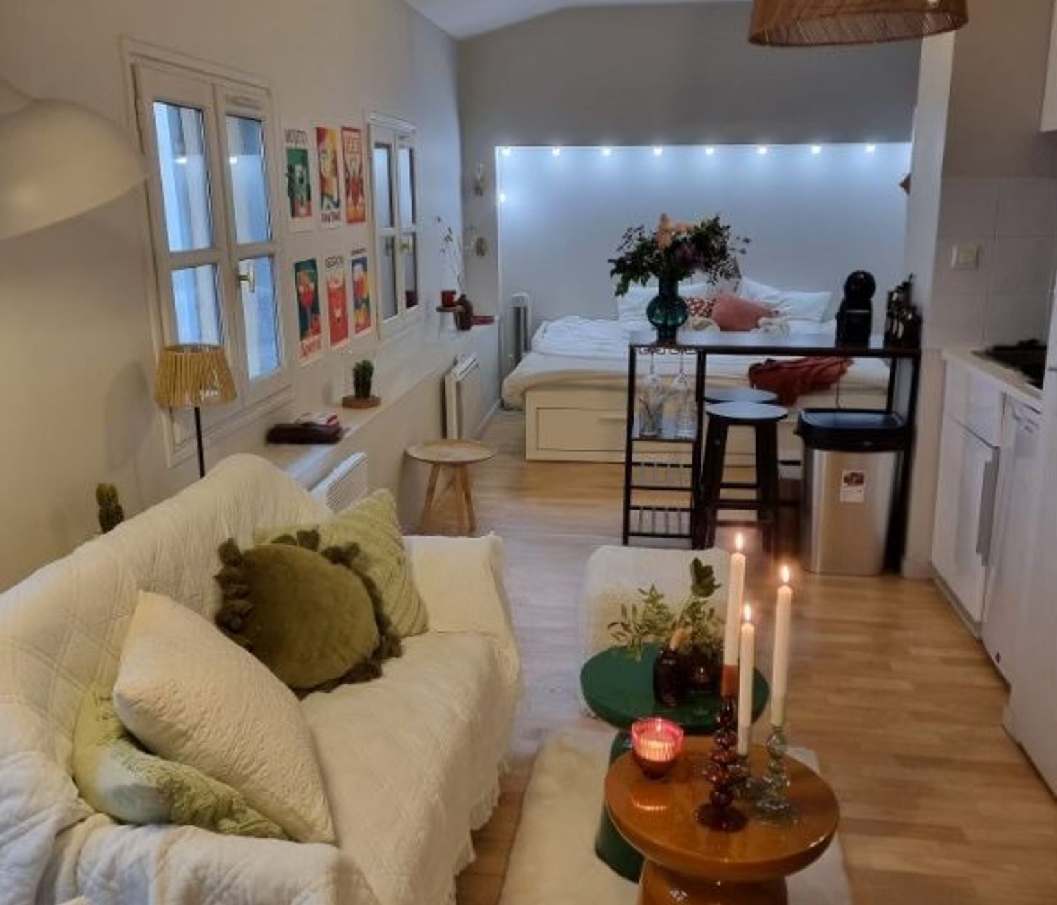 Location T1 non meublé 21.95 m² Victor Hugo