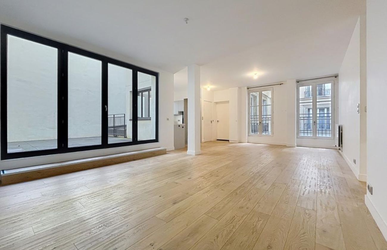 T4 à louer, 85m² non meublé, rue de Rome - PARIS (8)