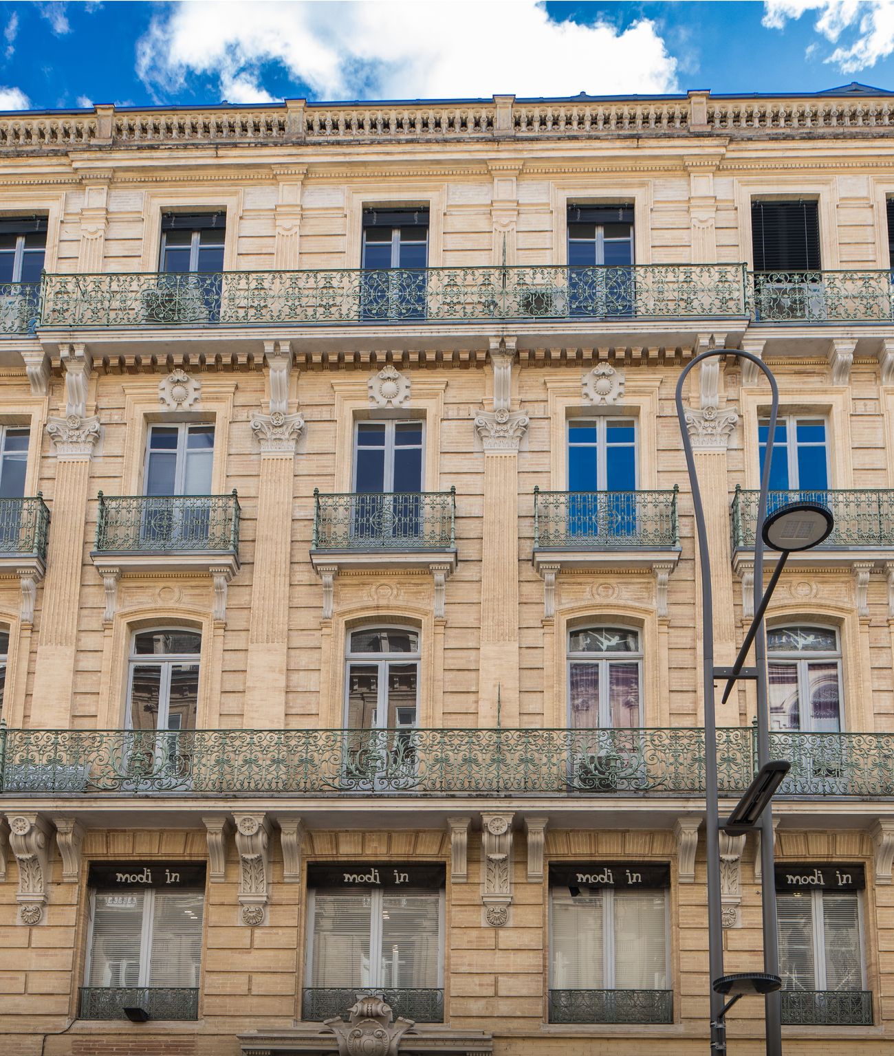façade de l'immeuble 36 alsace lorraine toulouse