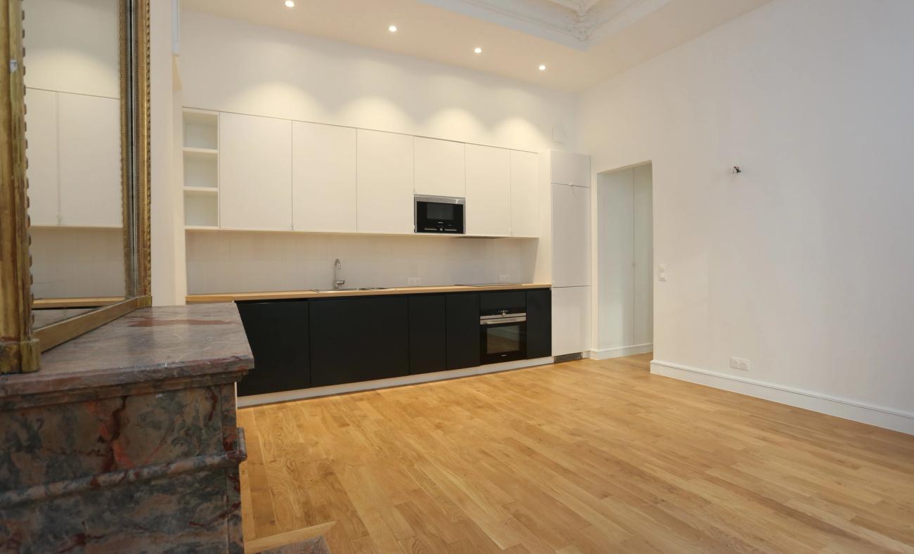 livraison d'un appartement T2 rénové Caso Patrimoine
