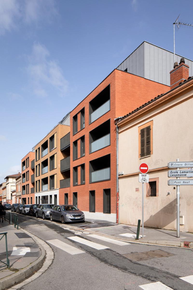 Immeuble Cours Saint Cyprien Toulouse - vue rue