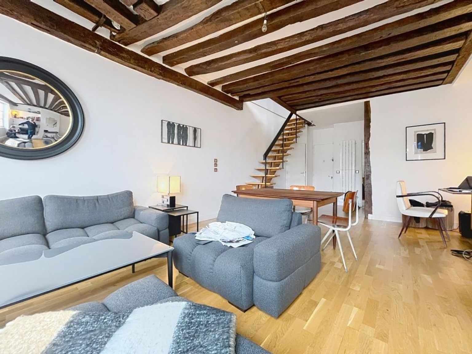 T2, non meublé 65m² (80m² au sol) - Rue Saint Antoine - Paris(4)