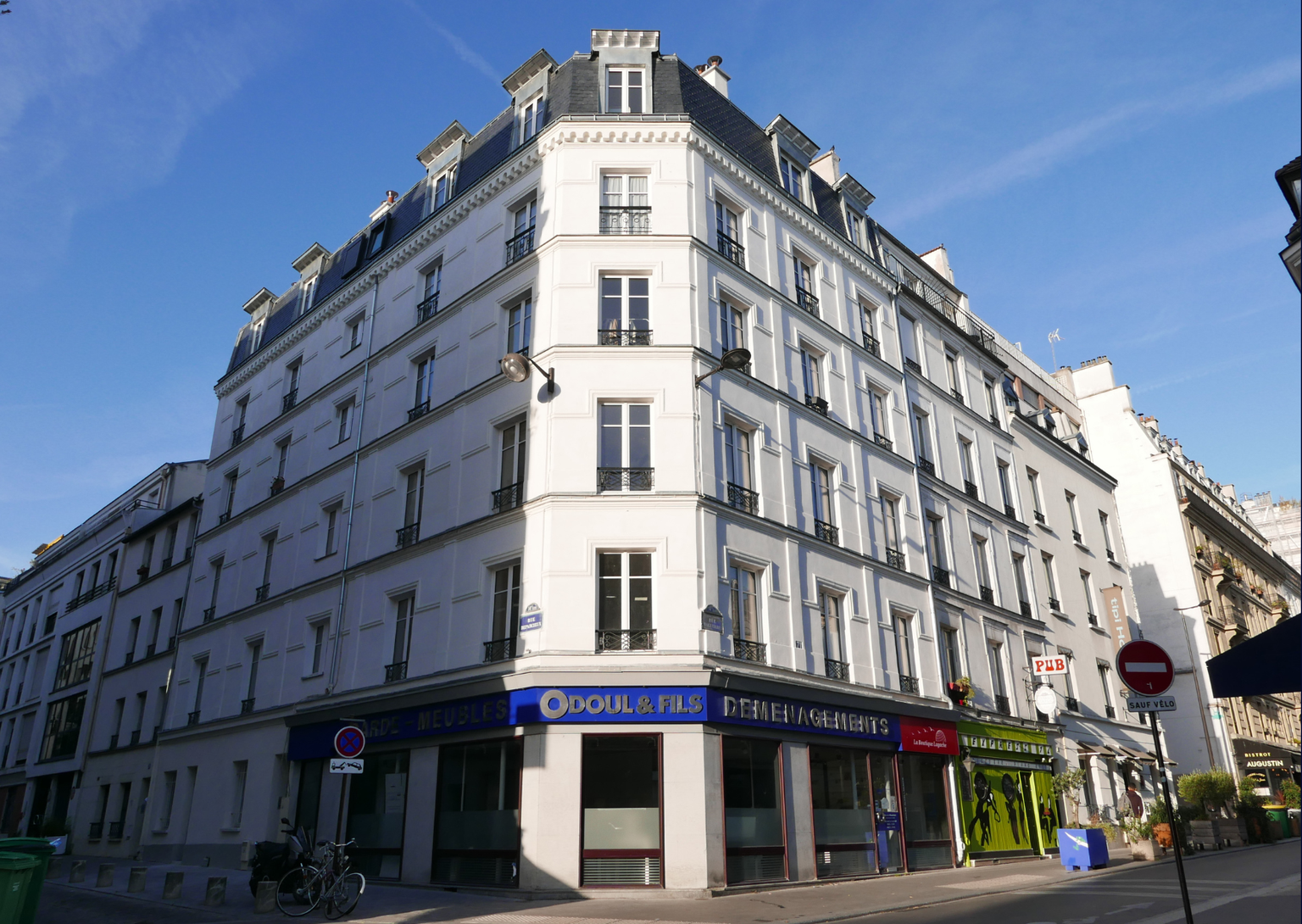 facade rénovée 71 rue Daguerre Paris 14