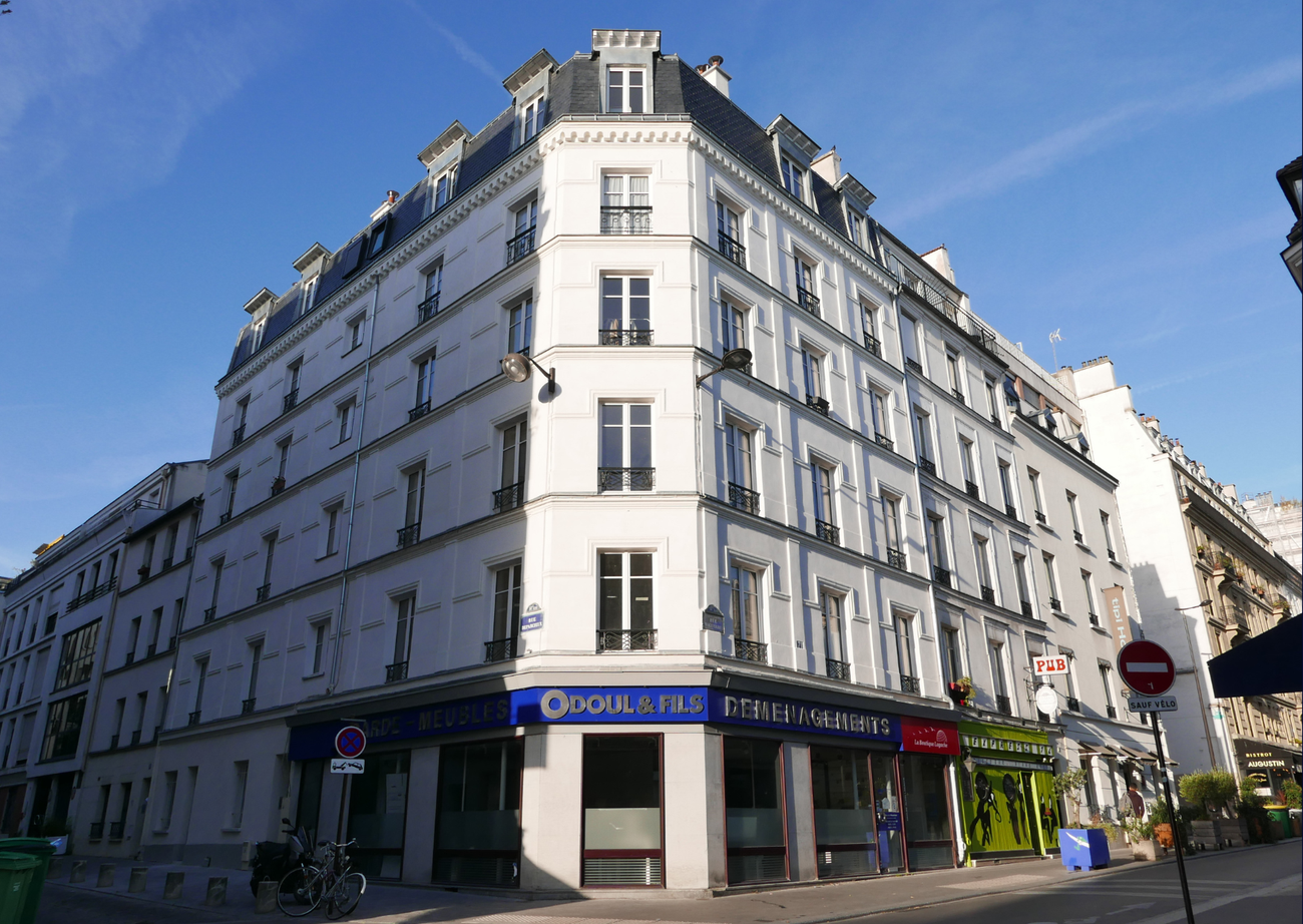 facade rénovée 71 rue Daguerre Paris 14