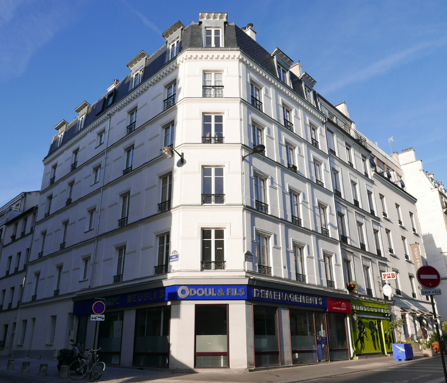 facade rénovée 71 rue Daguerre Paris 14