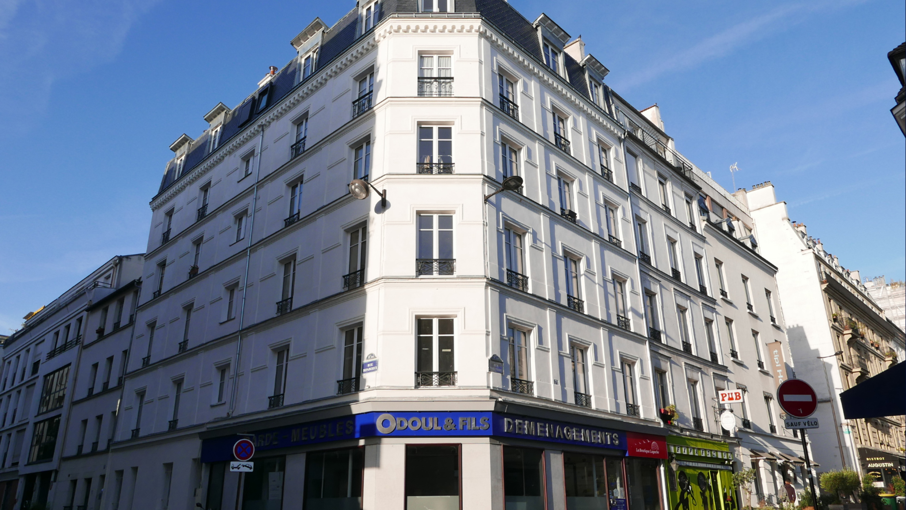 facade rénovée 71 rue Daguerre Paris 14