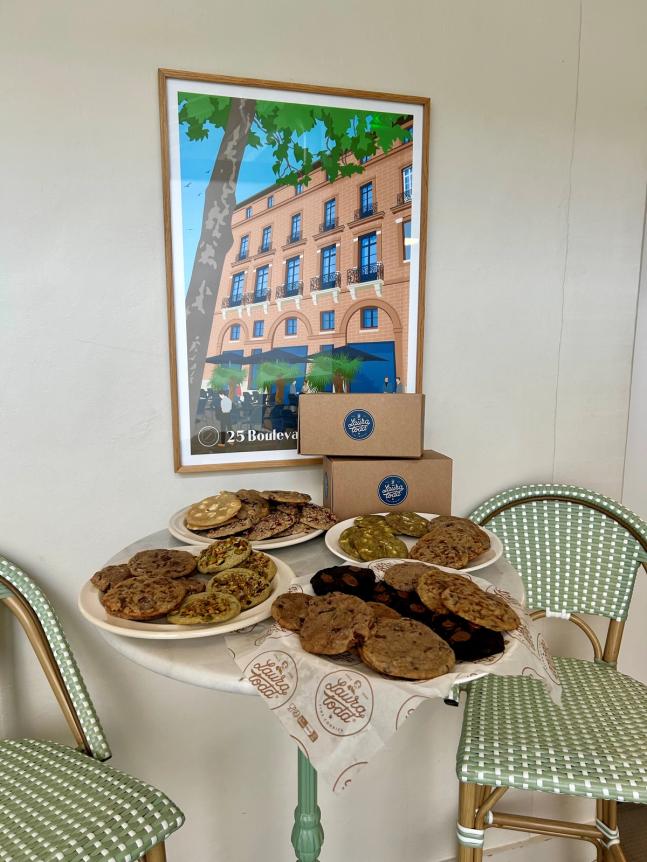 dégustation de cookies au bureau Caso Patrimoine