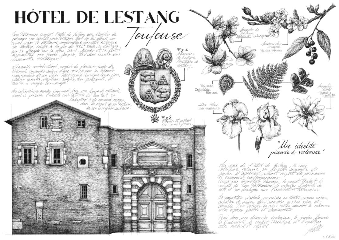 œuvre signée Céline Gélis  