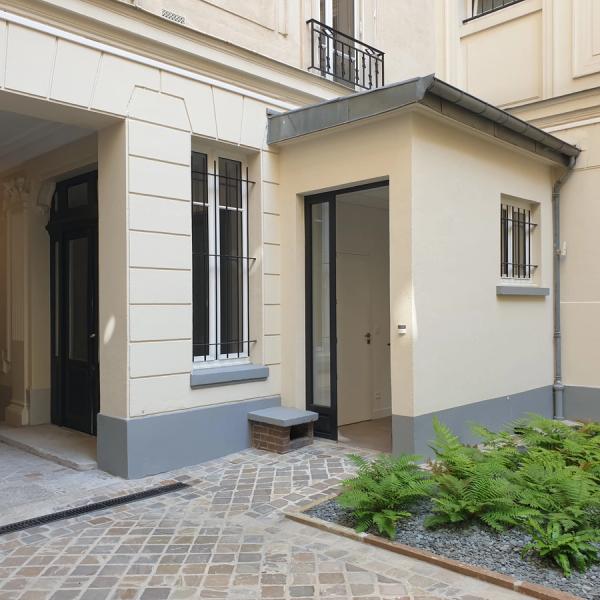 cour intérieure immeuble caso patrimoine Paris