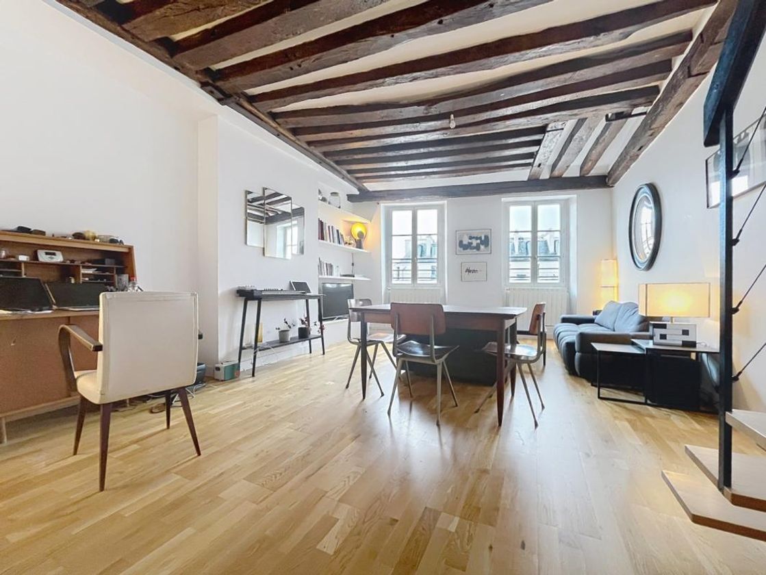 T2, non meublé 65m² (80m² au sol) - Rue Saint Antoine - Paris(4)