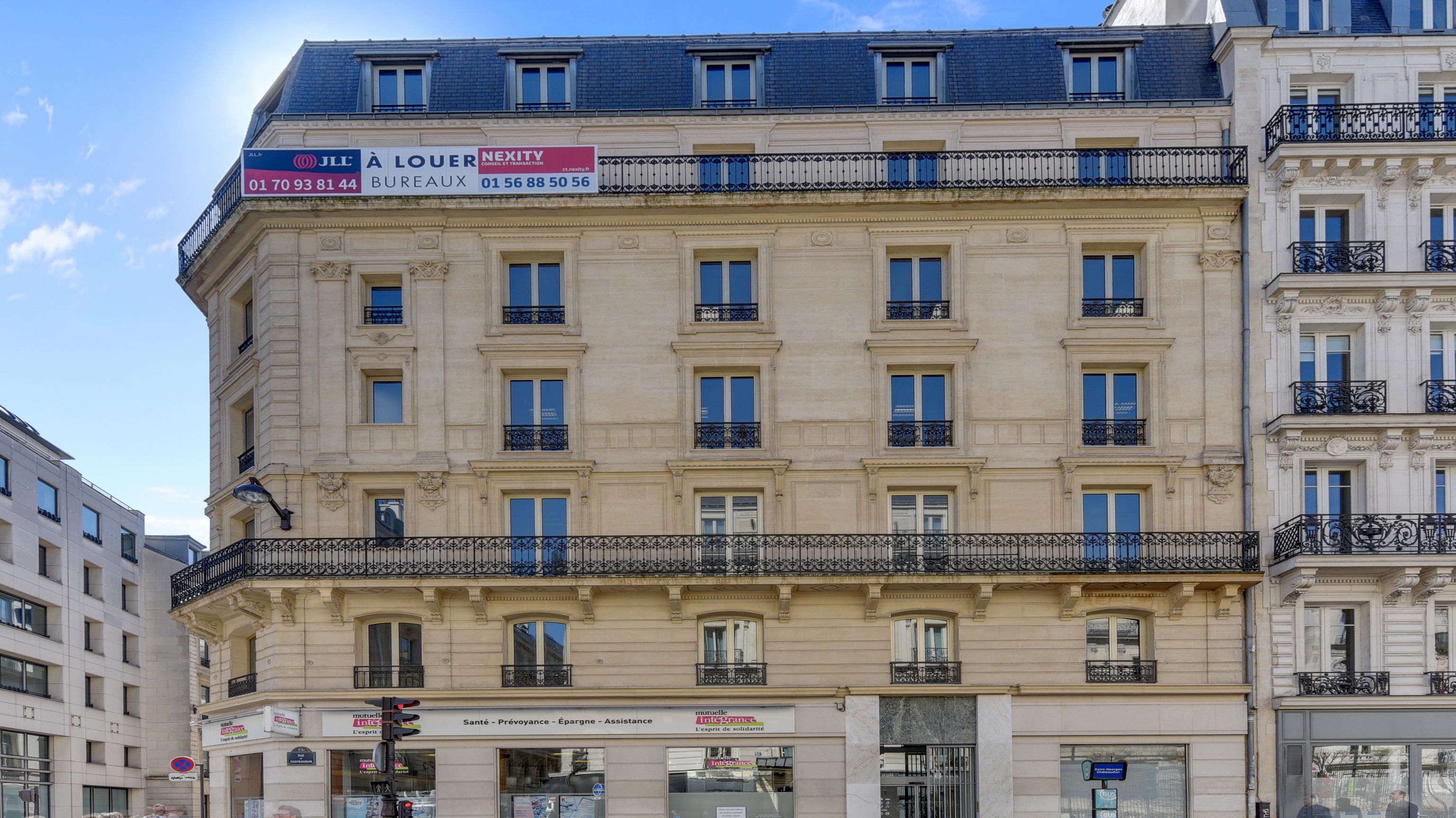 façade Chateaudun Paris 9
