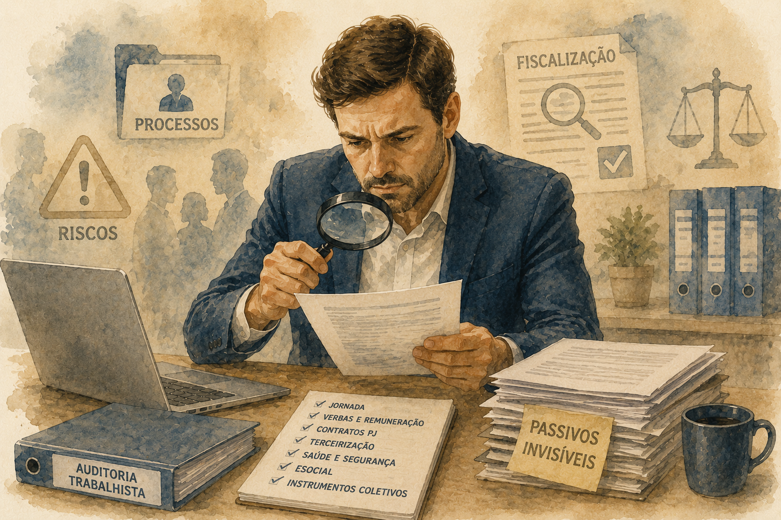 Auditoria trabalhista preventiva: os passivos invisíveis que podem ser um risco para o empresário