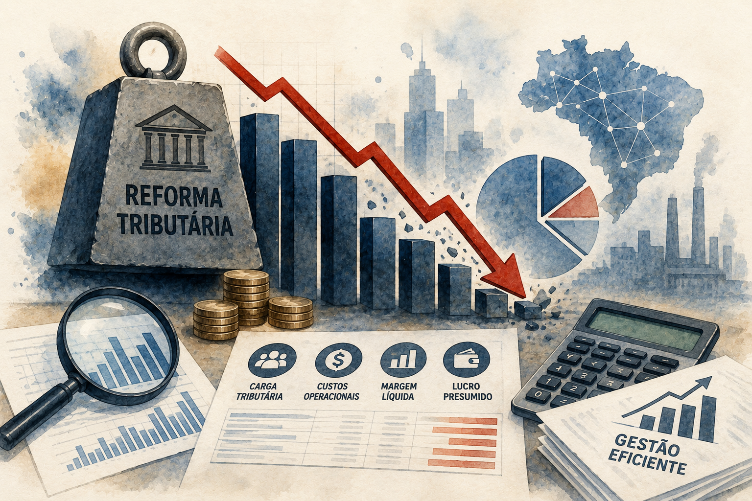 Como a Reforma Tributária Pode Reduzir a Margem da Sua Empresa