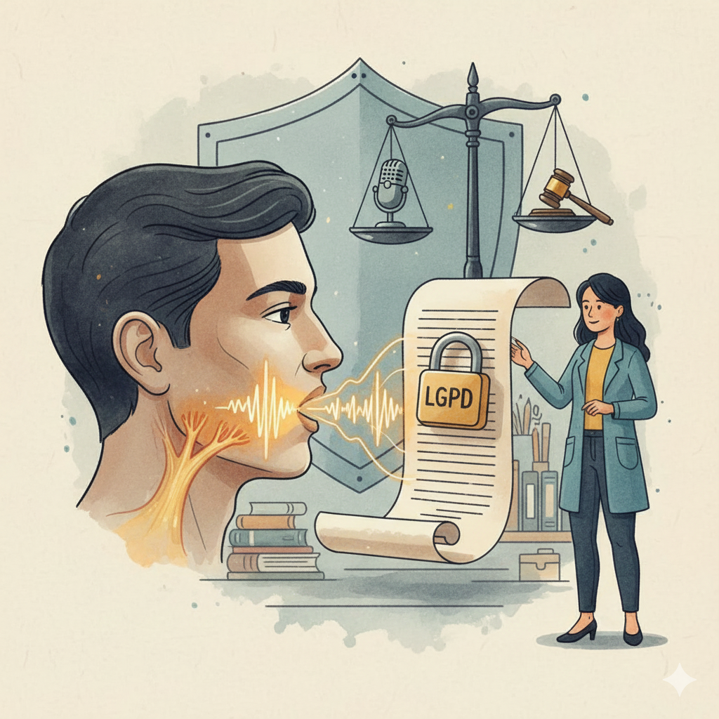 Biometria vocal como dado sensível e implicações jurídicas da LGPD na Fonoaudiologia