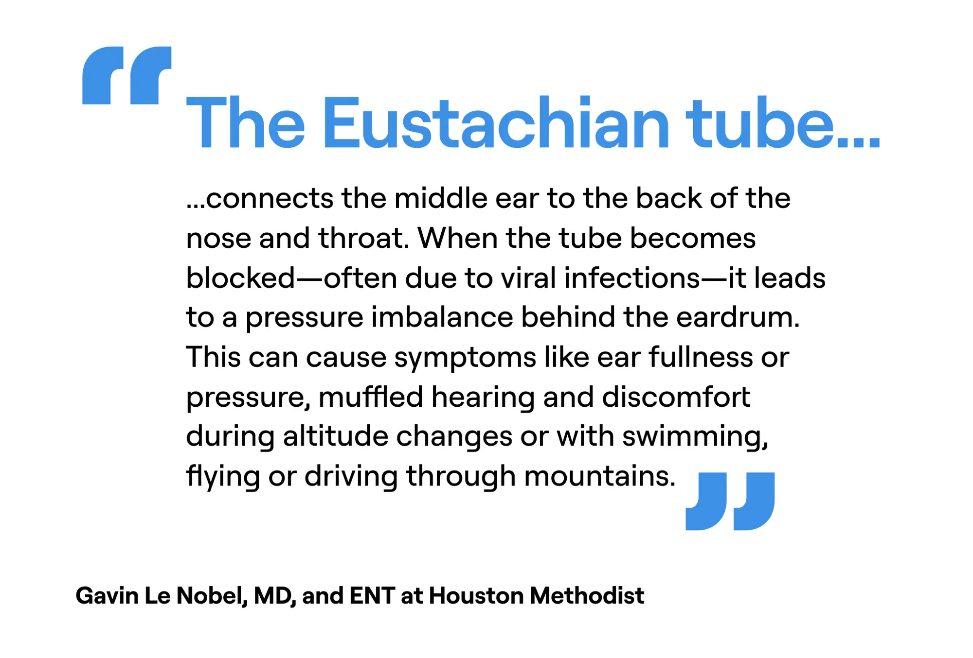 Eustachian tube explanation