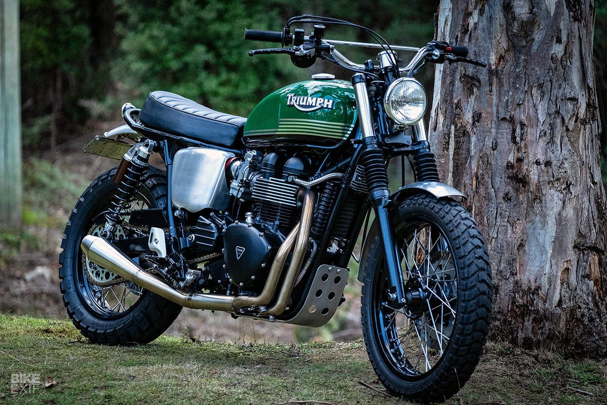This Custom Triumph Scrambler Is A Tasmanian Beauty — Boss Hunting