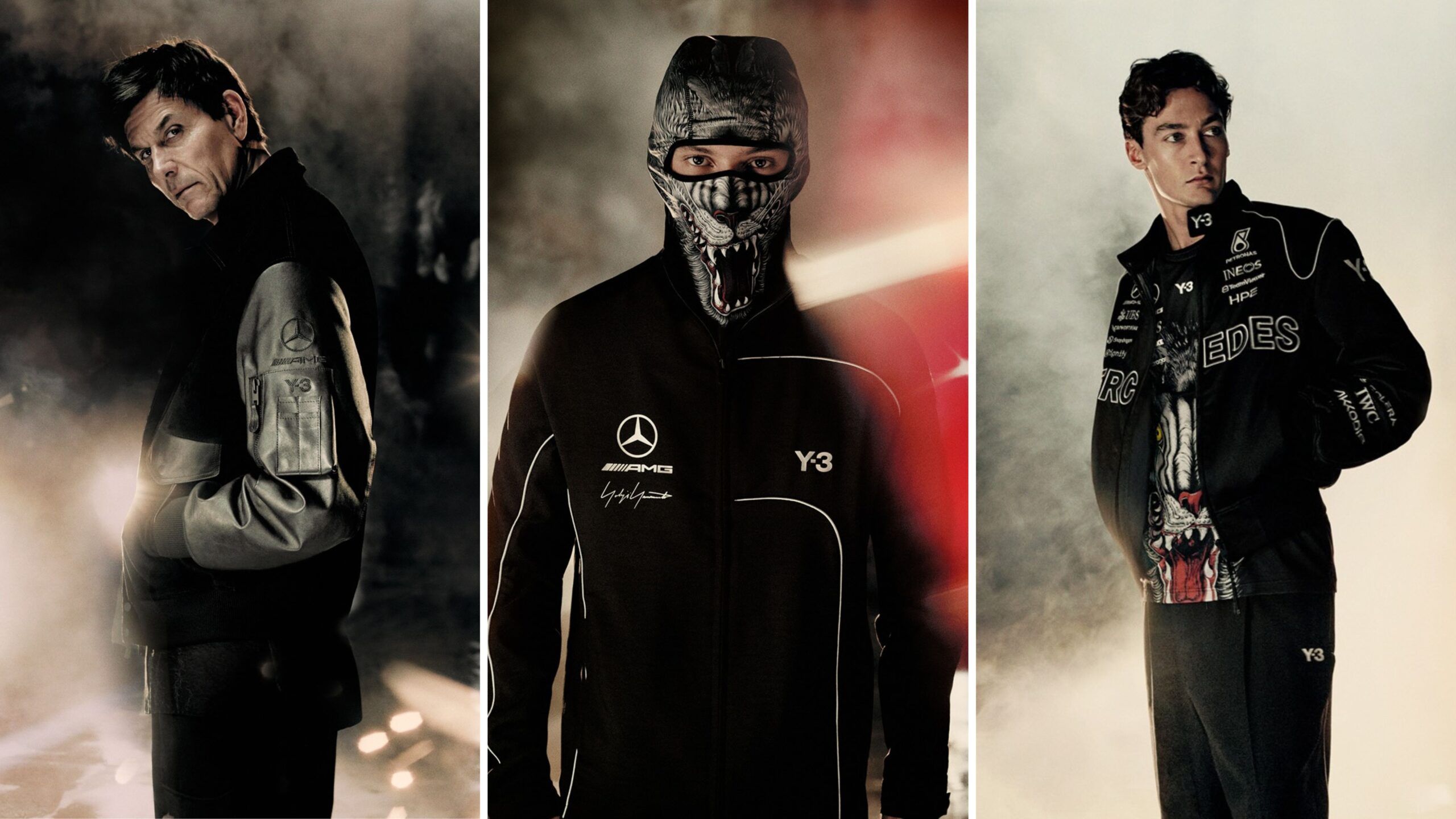 Y-3 x Mercedes-AMG PETRONAS F1 SS26 Collection Arrives — Boss Hunting