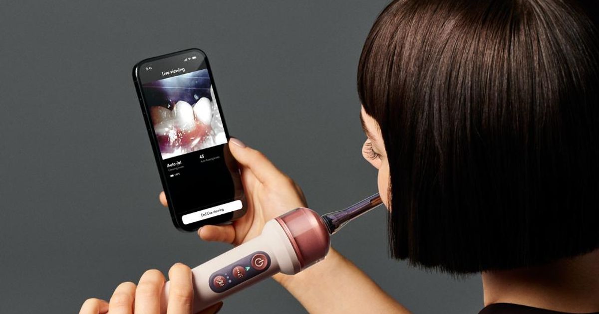 Dyson's New CameraJet Toothbrush Is AI For Your Mouth
