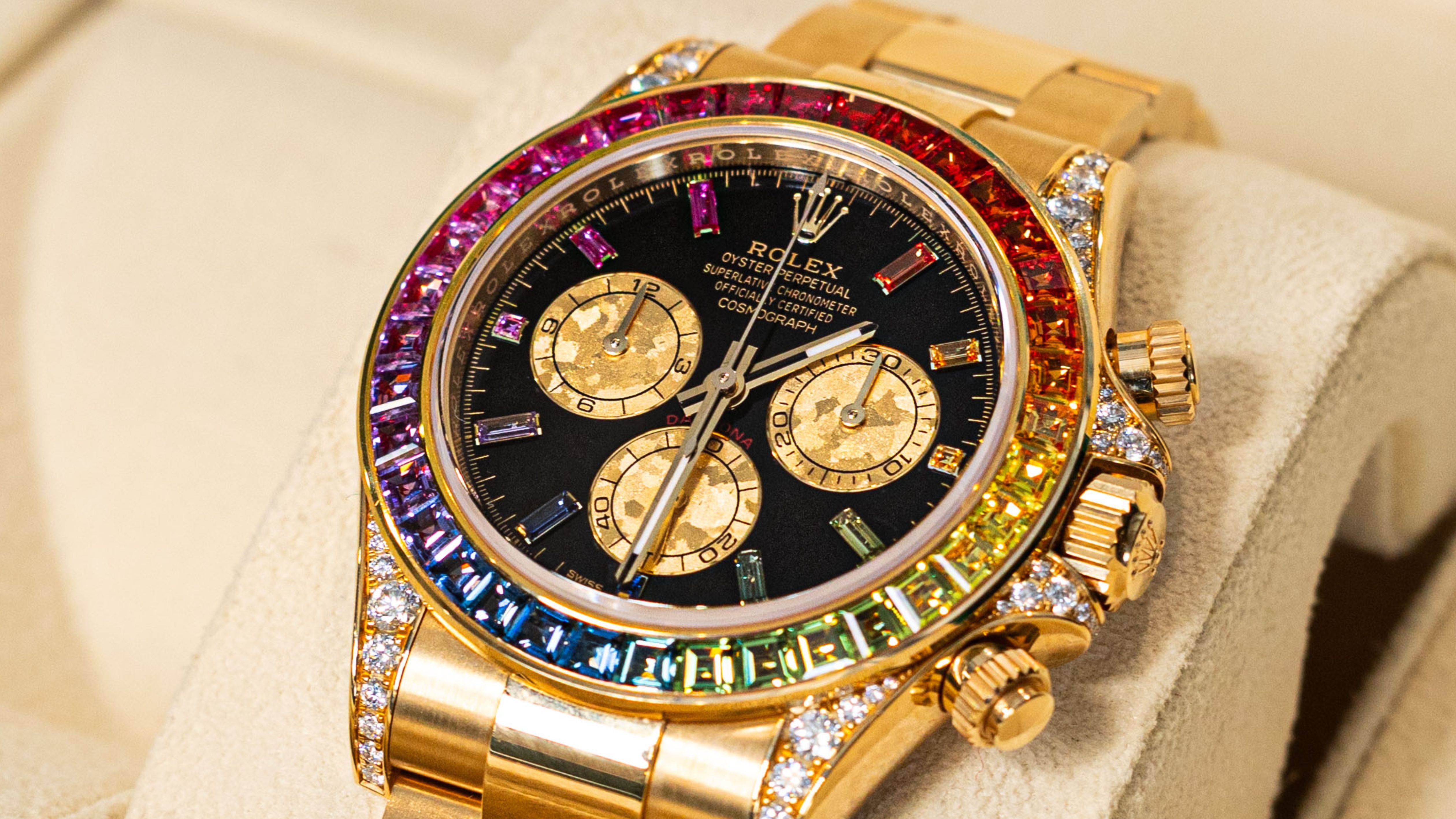 A $500k Rainbow Rolex Daytona Headlines Australia's Biggest Watch Auction Ever