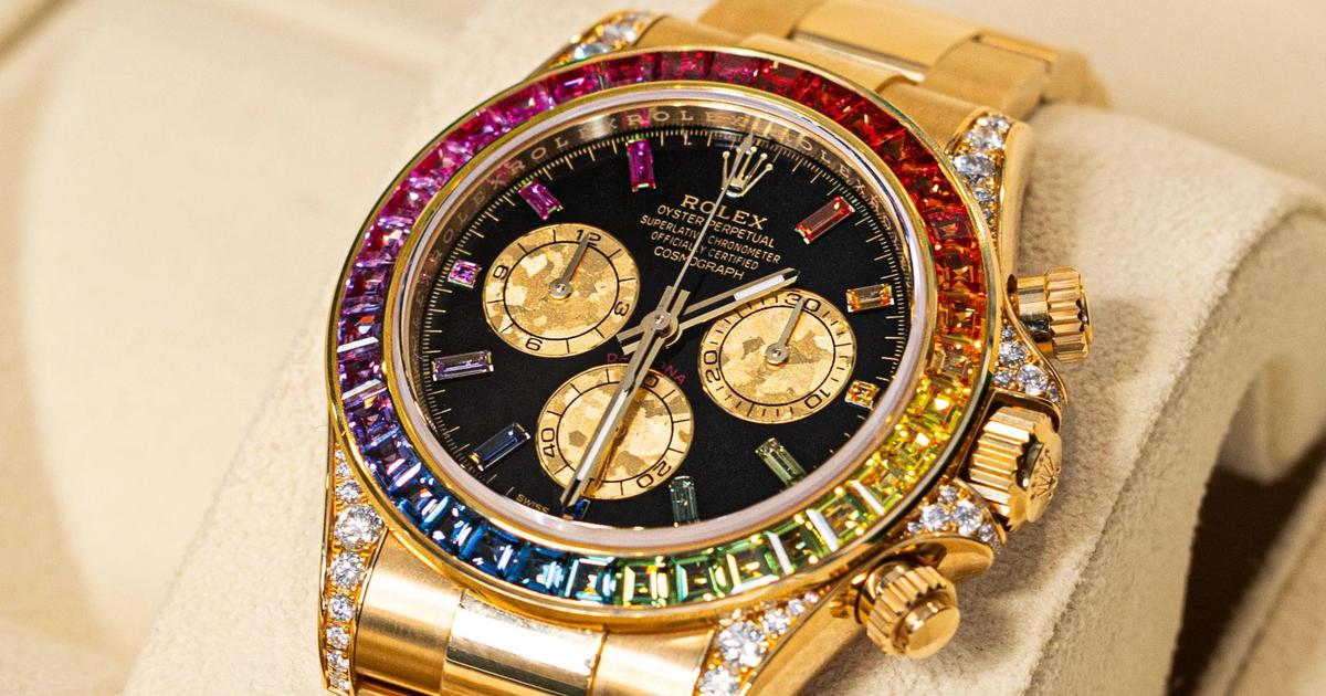 A $500k Rainbow Rolex Daytona Headlines Australia's Biggest Watch Auction Ever