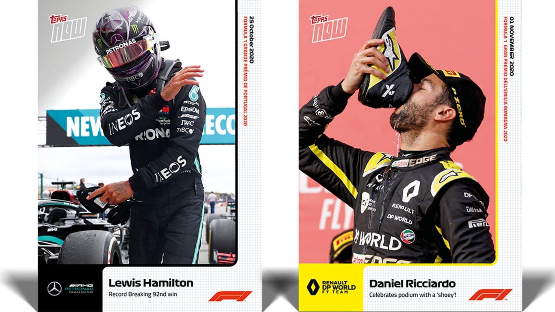 rare f1 trading cards eBay Formula 1 auction highlights Lewis Hamilton, rare F1 cards