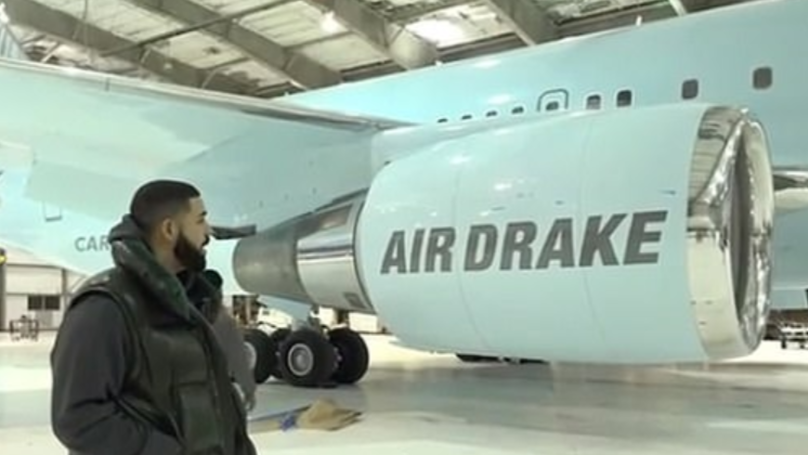 Drake Shows Off His New 'Air Drake' Private Jet — Boss Hunting