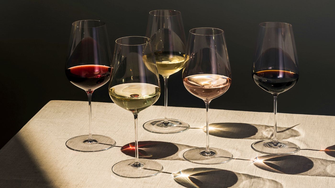 wine glass present Personalized Wine Glasses, Set of 4