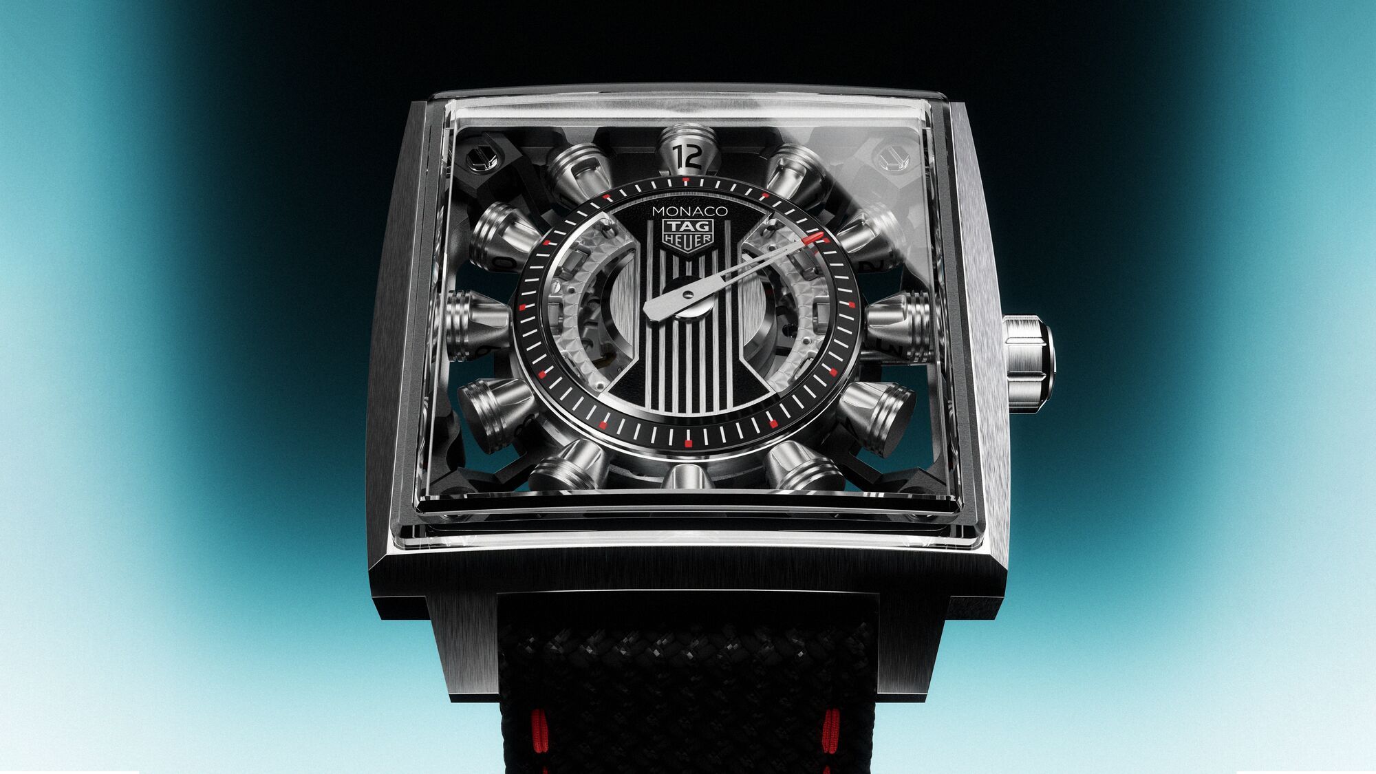 TAG Heuer's New V12 Monaco Puts An Engine On Your Wrist