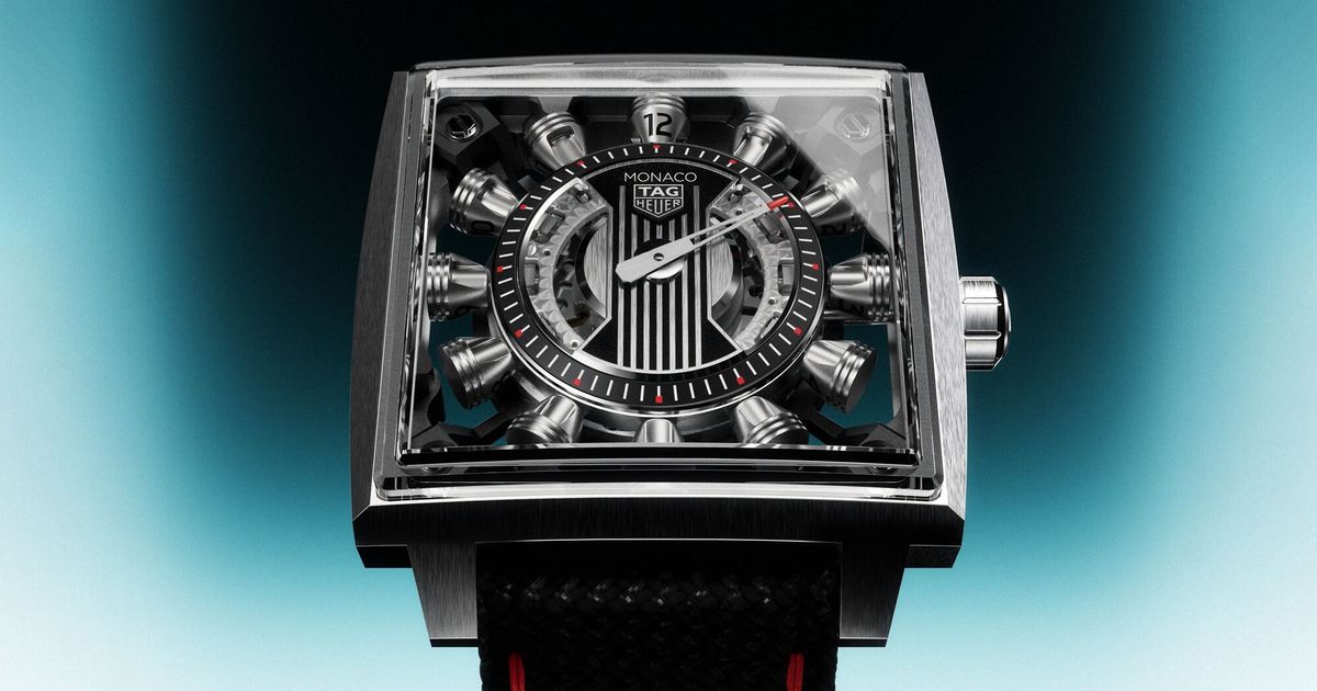 TAG Heuer's New V12 Monaco Puts An Engine On Your Wrist