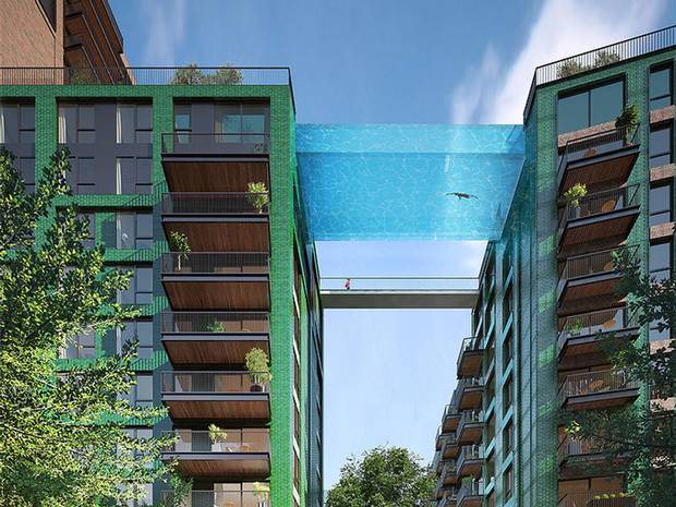 Swimming Through The Air: London's First Sky Pool — Boss Hunting