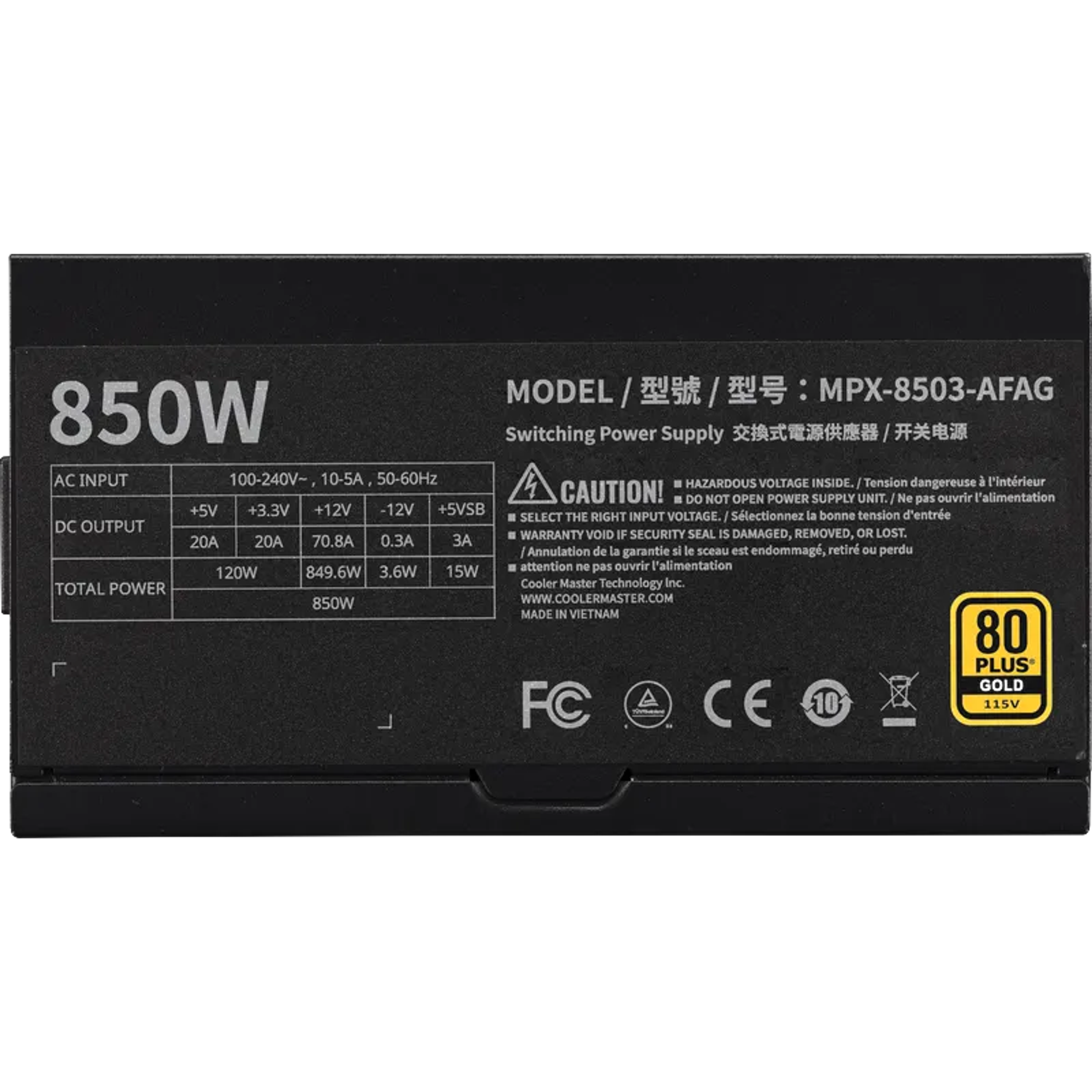 MWE Gold 850W V3 - Modular thumbnail 5