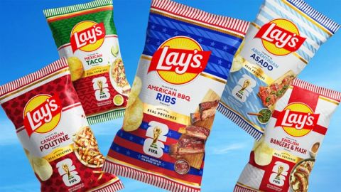 Lay’s Turned Soccer Scarves Into Country-Coded Chip Bags For The World Cup