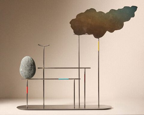 clouds evoke hope in delicate drawing and sculpture series by mario trimarchi