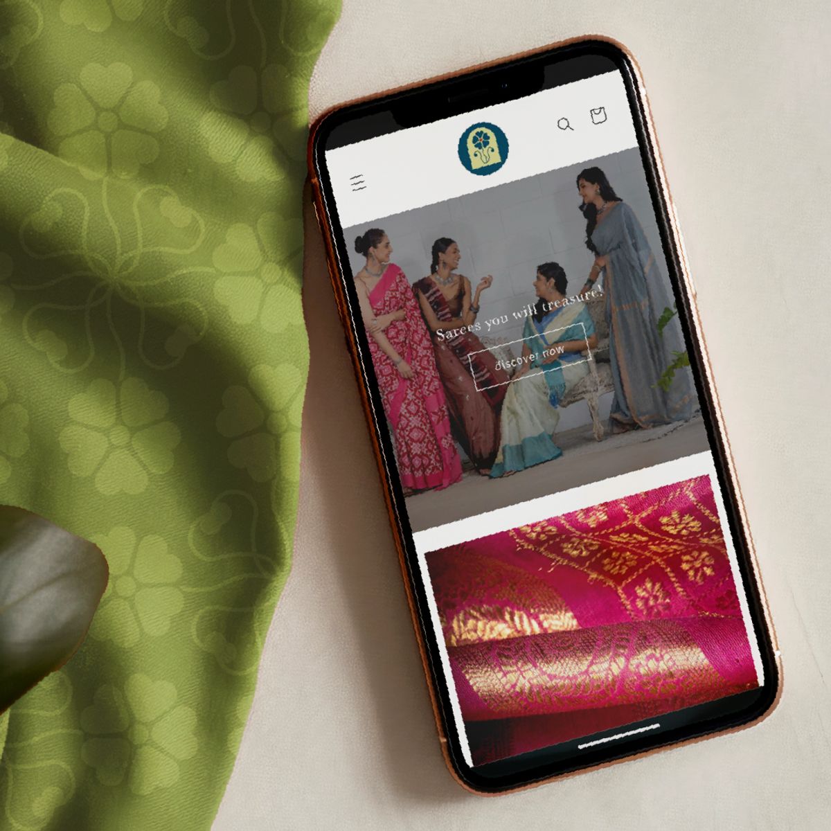 Aadya Handlooms, application 3