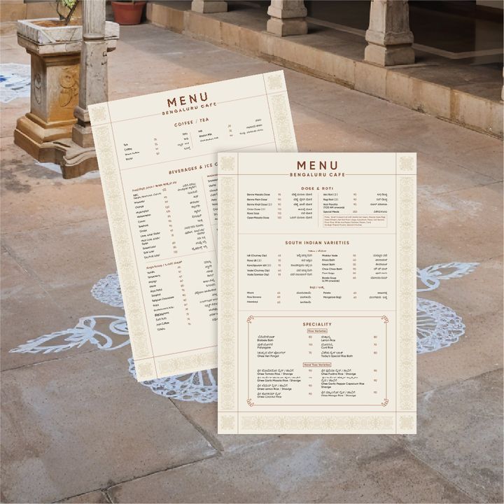 Bengaluru Cafe: A Fresh Identity for a South- Indian Restaurant
