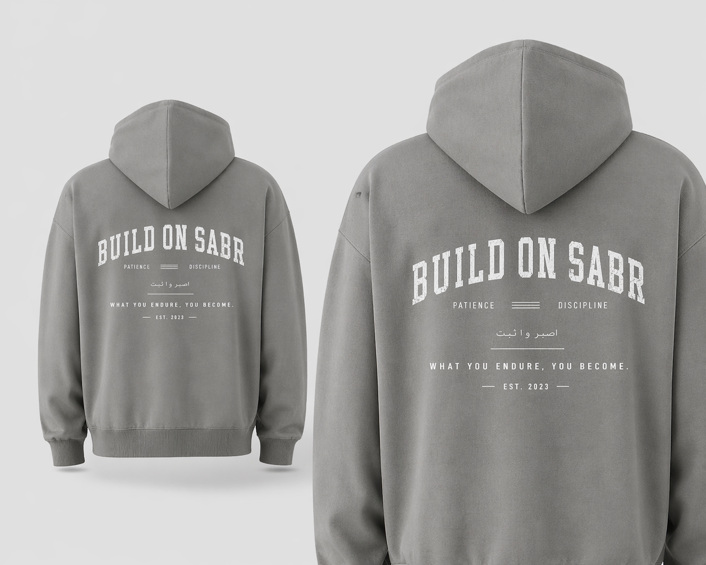 hoodie mit print