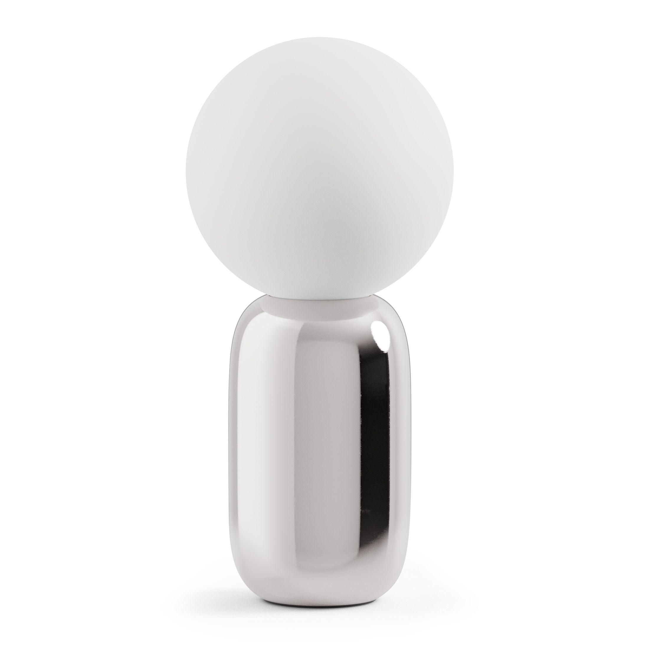 Bubble lamp in silver