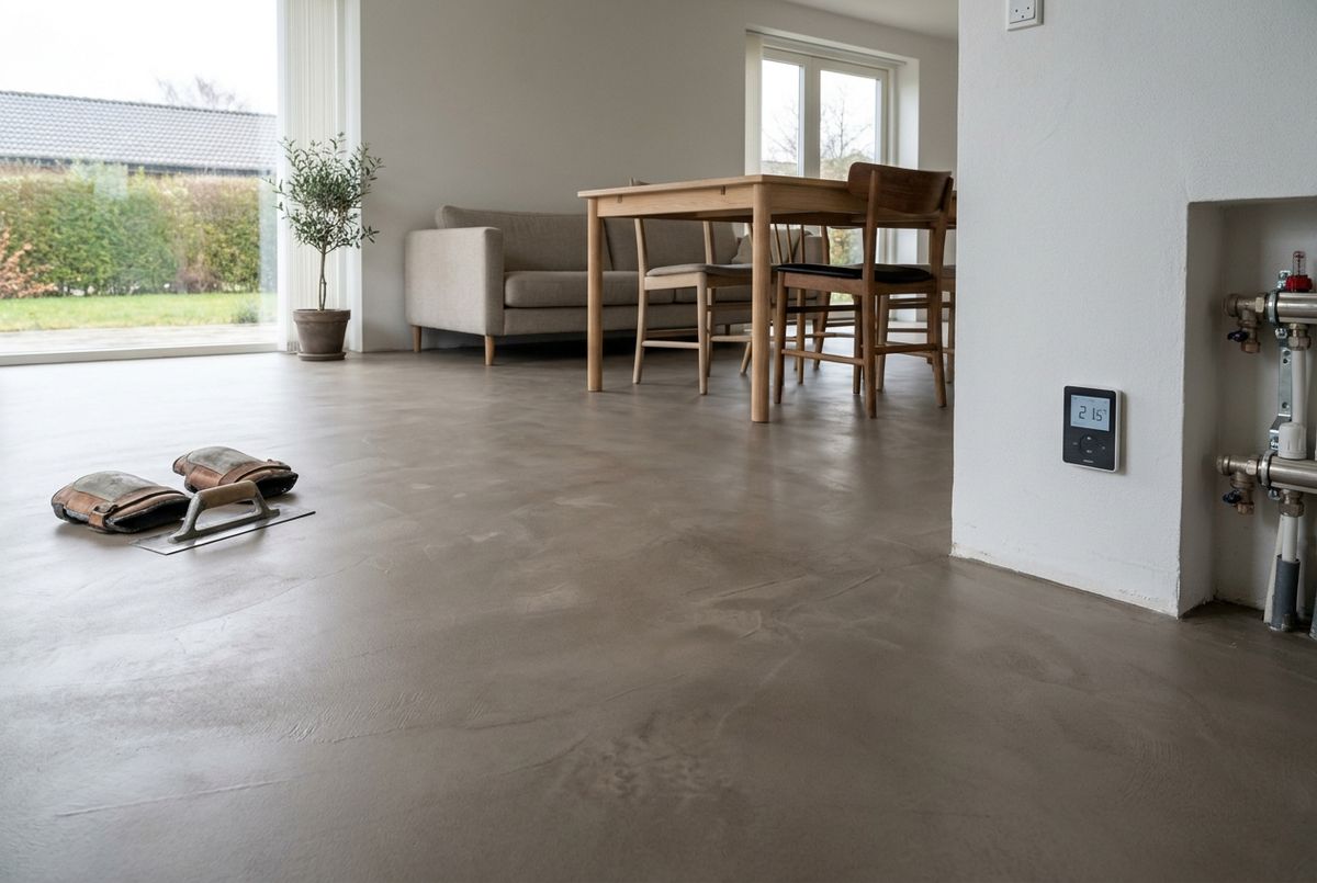 Microcement gulvvarme