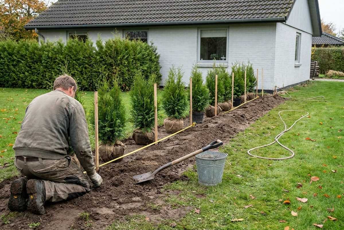 Thuja hækplanter
