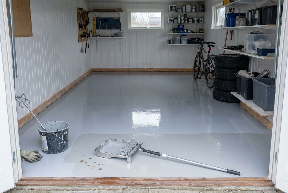 Epoxy gulv garage