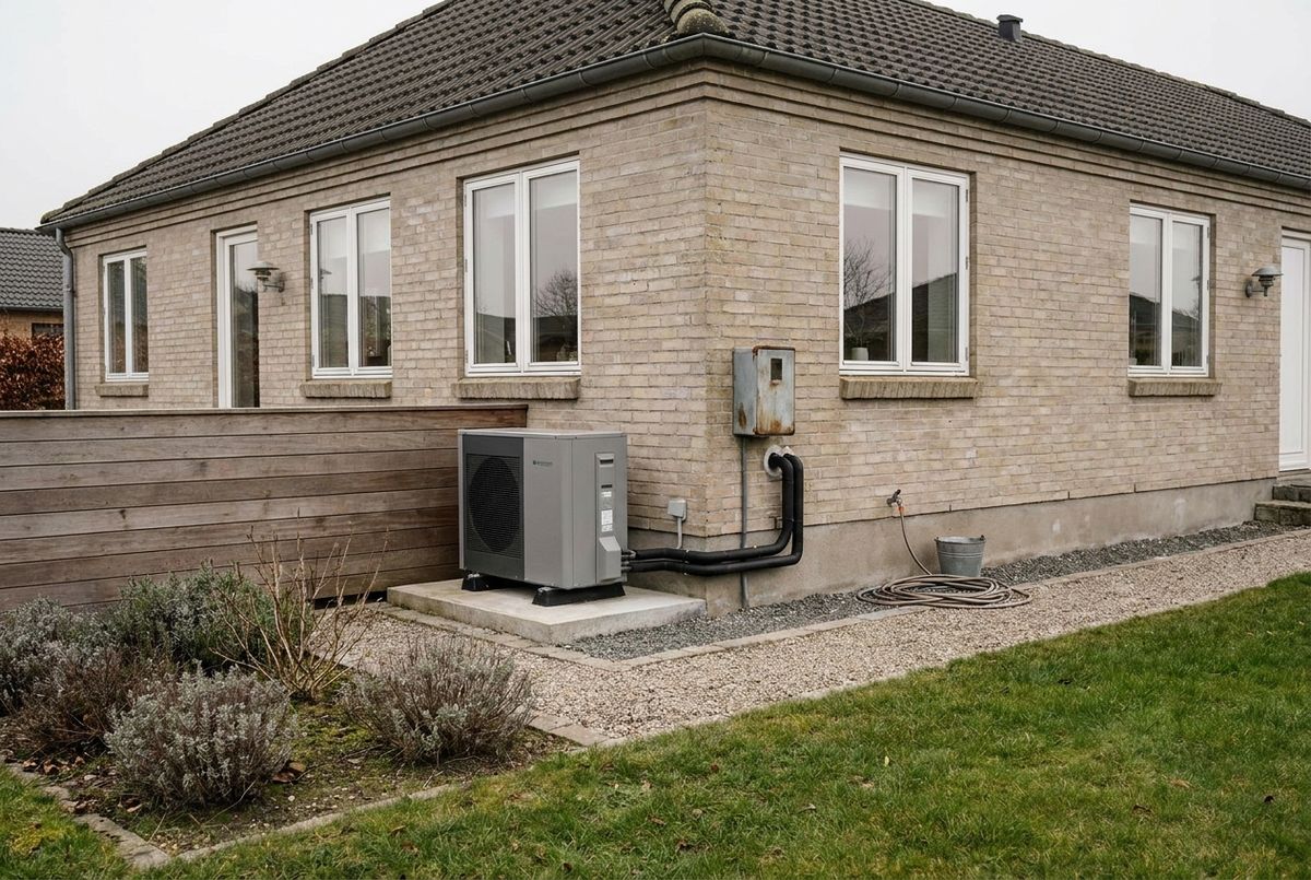 Luft til vand varmepumpe pris inkl montering