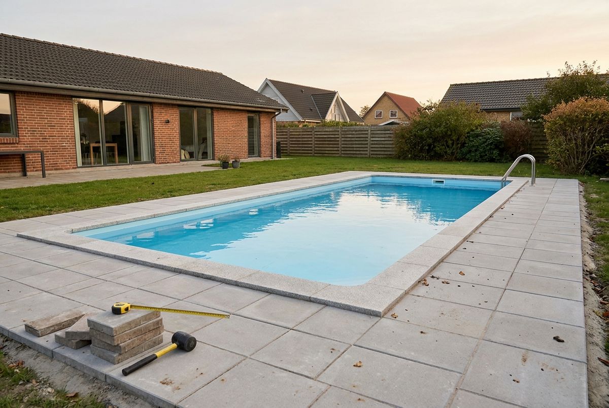 Swimmingpool nedgravet