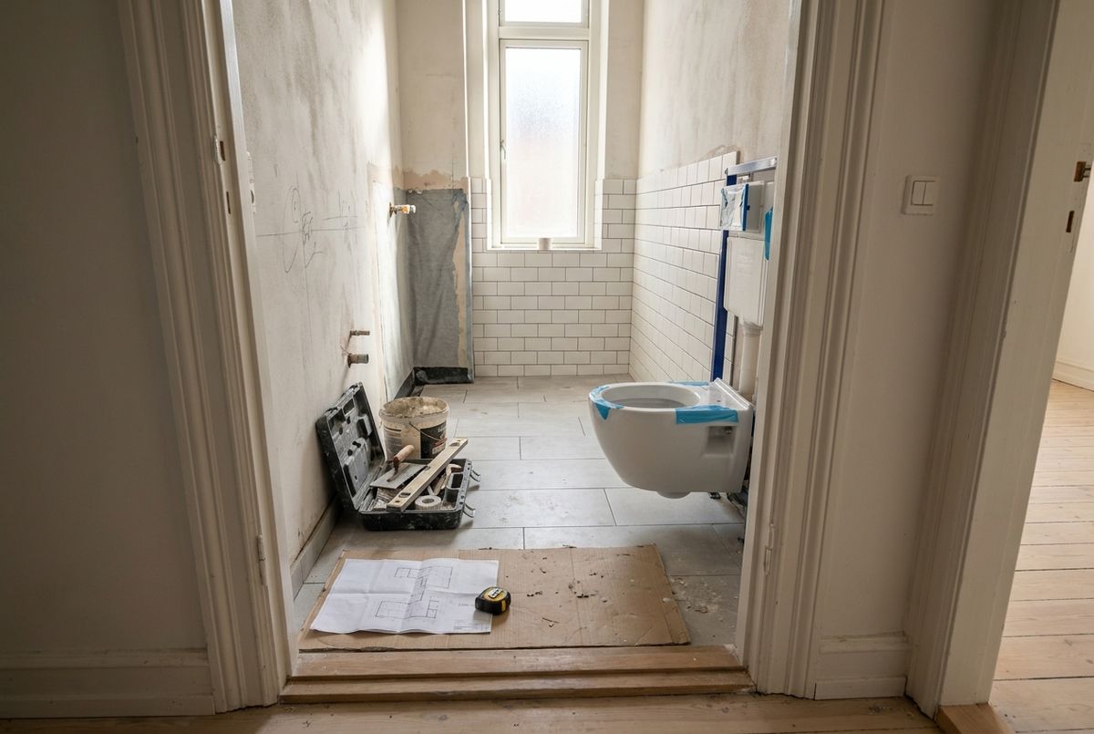Renovering af københavner badeværelse