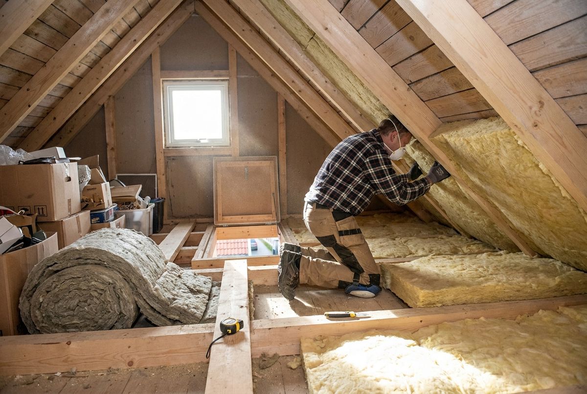 Efterisolering af loft