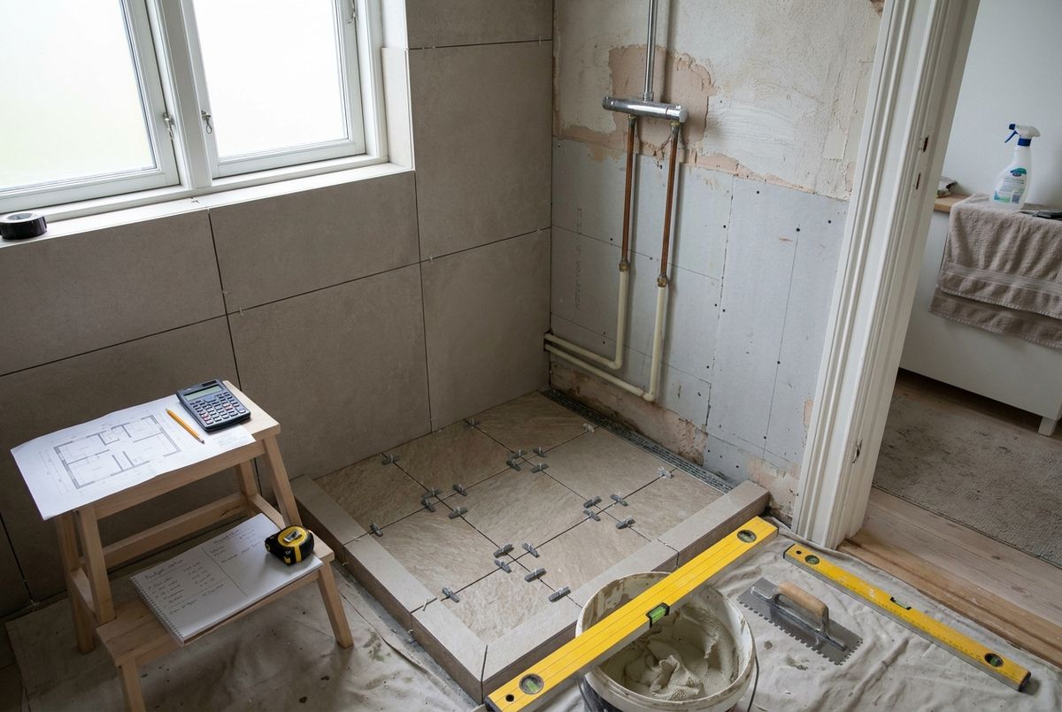 Renovering af badeværelse
