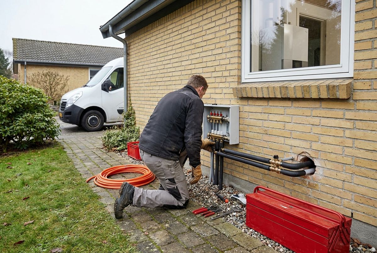 Fjernvarme installation