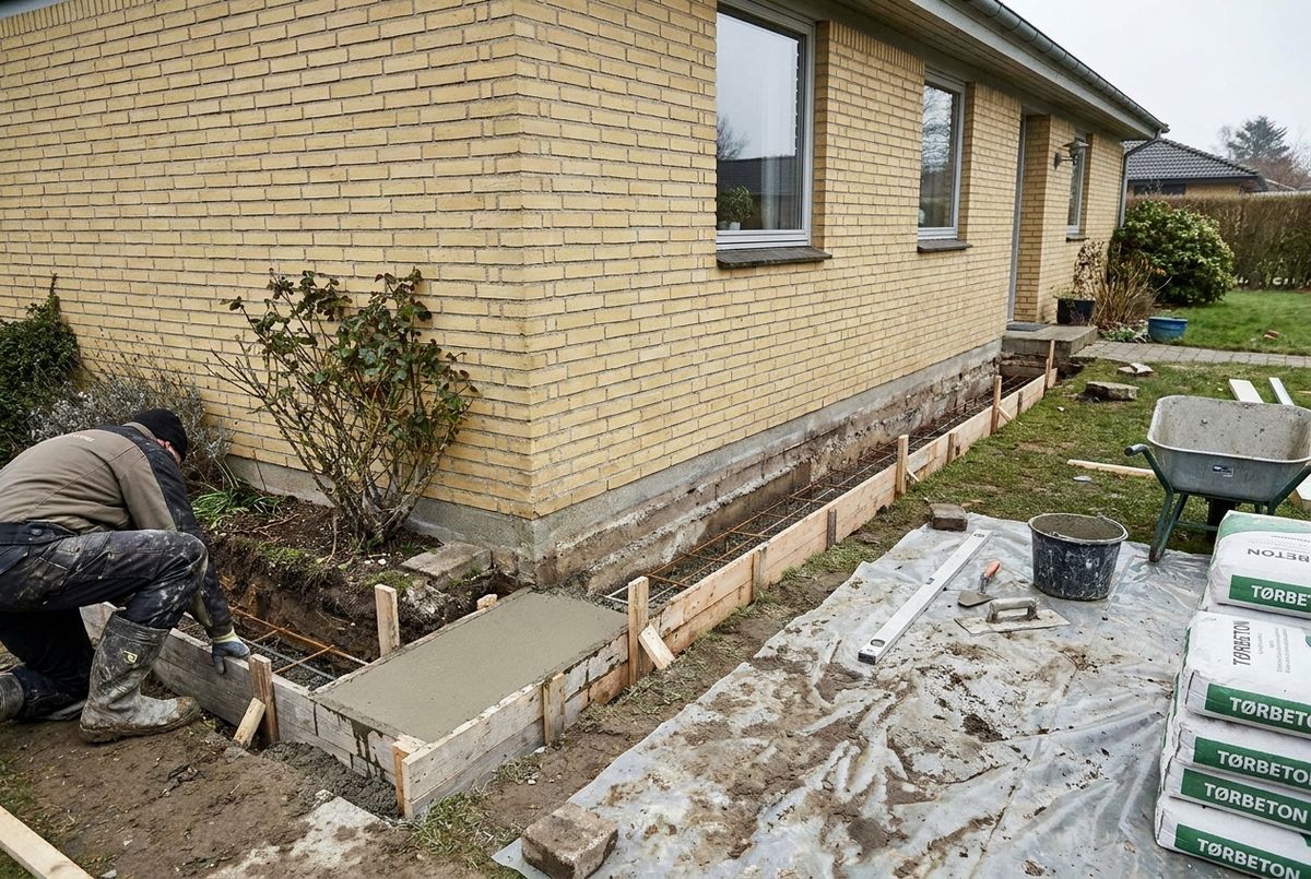 Understøbning af fundament
