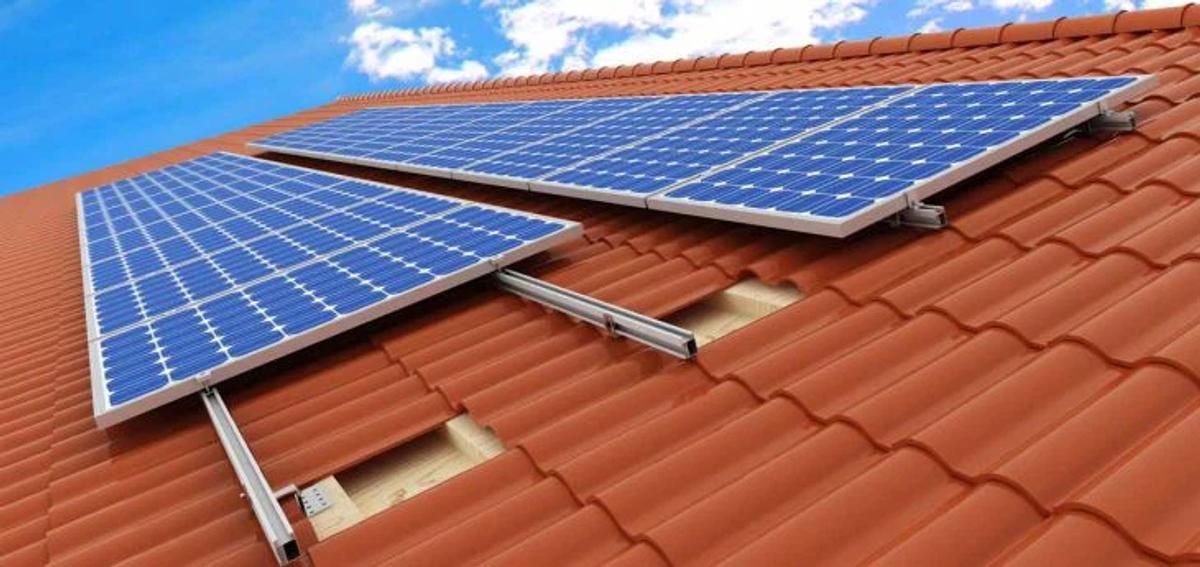 solceller på tag